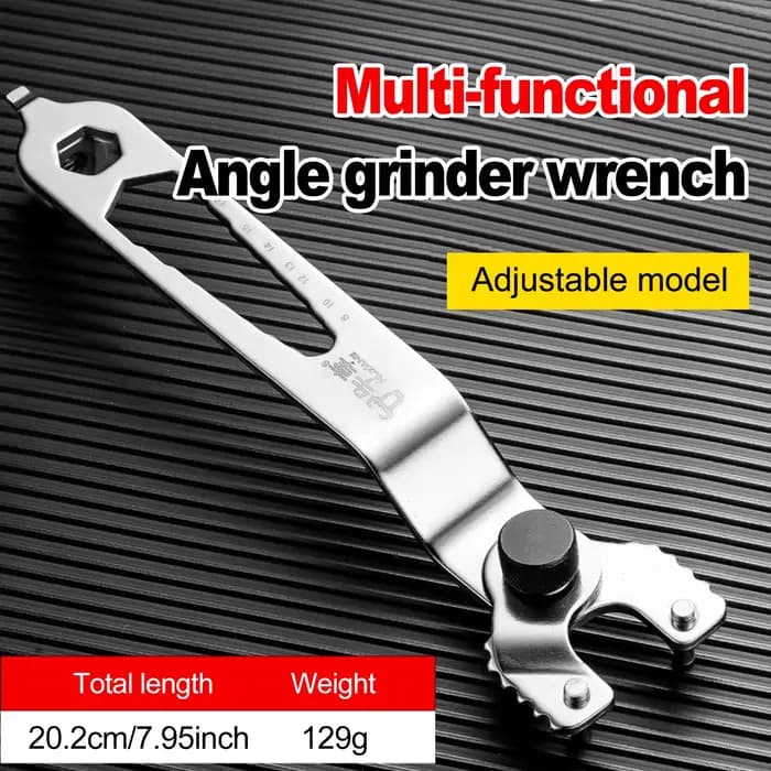 Meuleuse d'angle à double usage, accessoires de Machine, clé à deux griffes, clé épaisse de haute du
