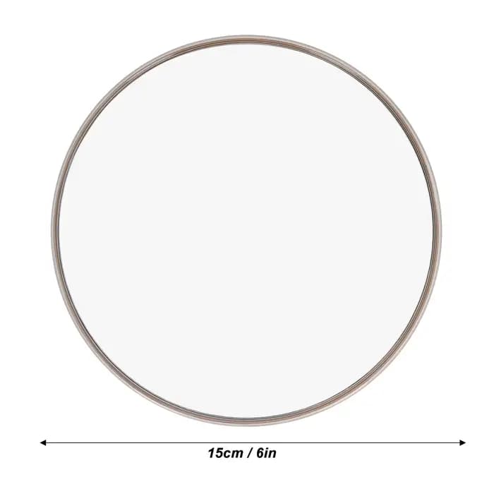 Miroir grossissant rond pour la maison, miroir grossissant 30X, signal latéral, 6 ", 3 aspiration de