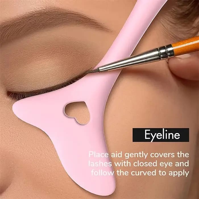 wholesale Stencil d'eye-liner multifonctionnel Conseils d'aile Eyeliner en silicone Aide Dessin Roug