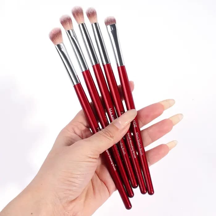 MAANGE 5 pièces ombre à paupières ensemble de pinceaux de maquillage correcteur brosse yeux cosmétiq