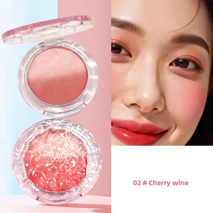 Blush ivre ORLURDAN 3 couleurs Obtenez que le coréen naturel ressemblez votre secret pour une lueur 