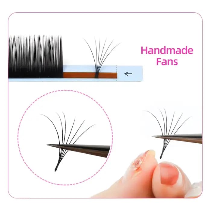 10 étuis Extension de cils individuels 6-20mm faux cils synthétiques en vison cils inférieurs Volume