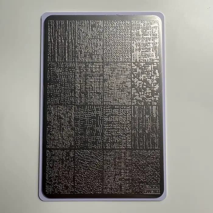 XMQ NAIL ART STAMPING PLATES BUBBLES TEMPLATES TOOLS