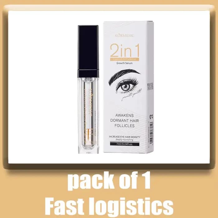 Croissance des sourcils et des cils 2 en 1, 7 jours, rehausseur de cils naturel, plus longs, plus ép