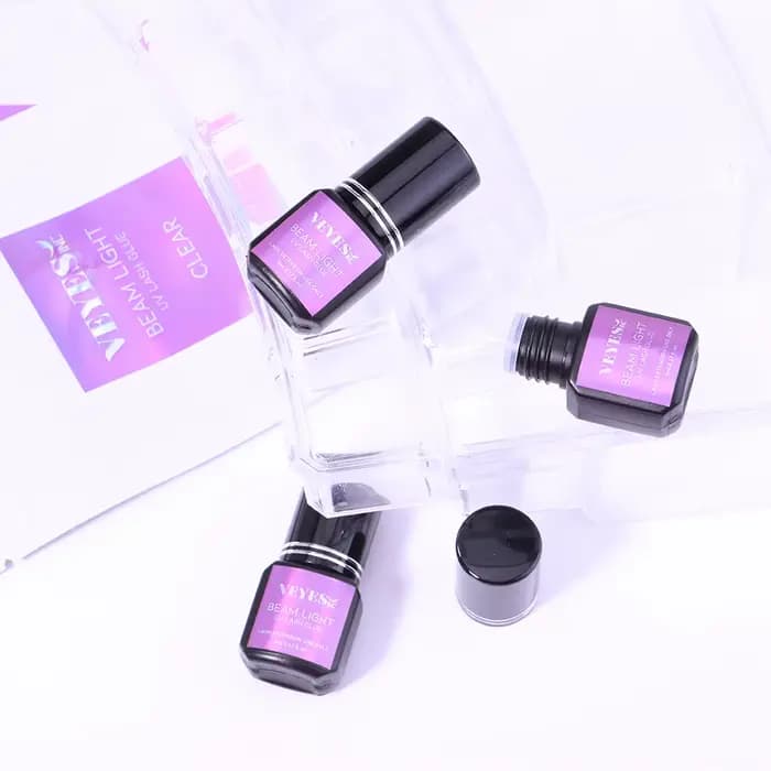 Veyes Inc Extensions de cils Colle UV pour cils transparente 5 ml