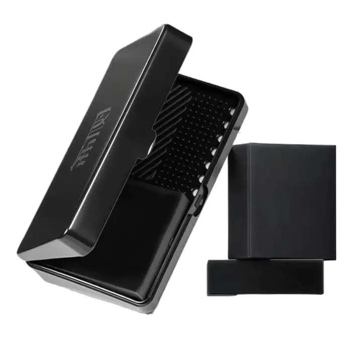 Nettoyeur de pinceaux de maquillage portable, mini planche à laver avec boîte à savon pour pinceaux 