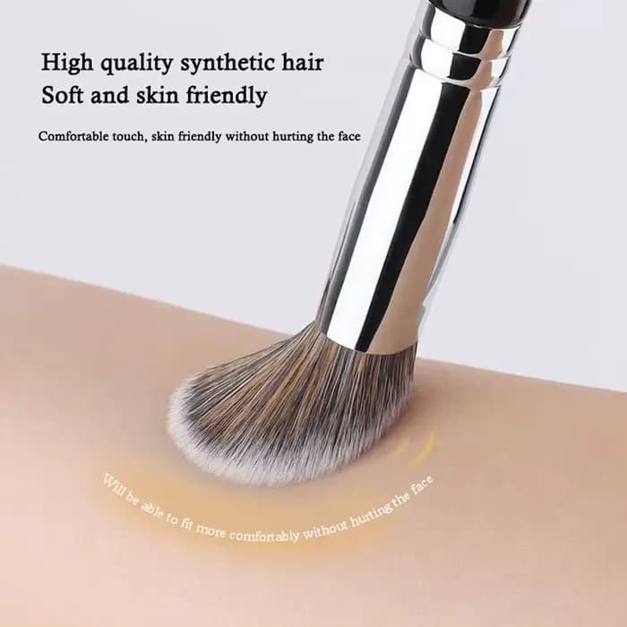 Coeur de pêche fard à joues brosse poudre Blush crème liquide Blush pinceaux de maquillage plat peti