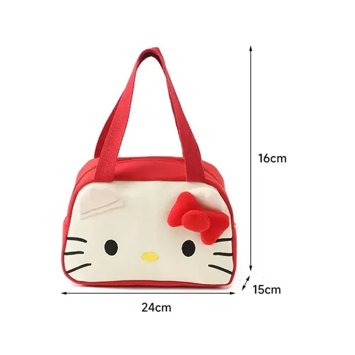 Trousse de maquillage Hello Kitty, trousse de maquillage mignonne à motif de dessin animé, trousse d