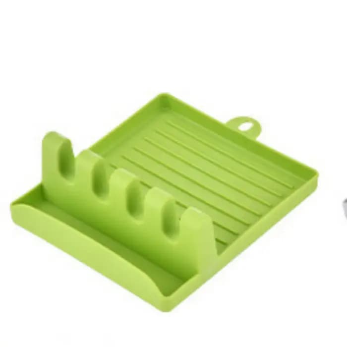 Support de repose-pinceau en plastique blanc, 4 fentes, pour peintures, pinceaux, plateau d'égouttem