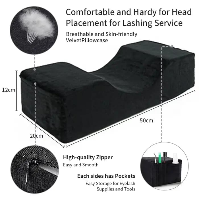 Oreiller pour cils, fournitures d'extension de levage de cils, accessoires professionnels en mousse 
