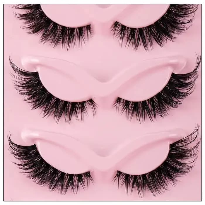 Cils de chat effet volume spectaculaire, 5 paires, faux cils en bande, vente chaude