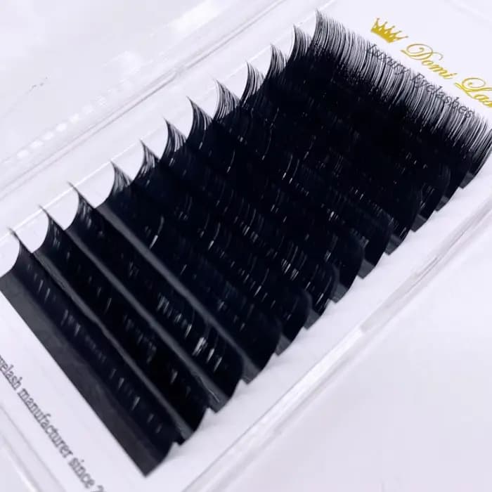 LB LC-Faux-Cils Individuels Courbés en Faux Vison, Doux et Facile à Utiliser, Volume Russe Classique