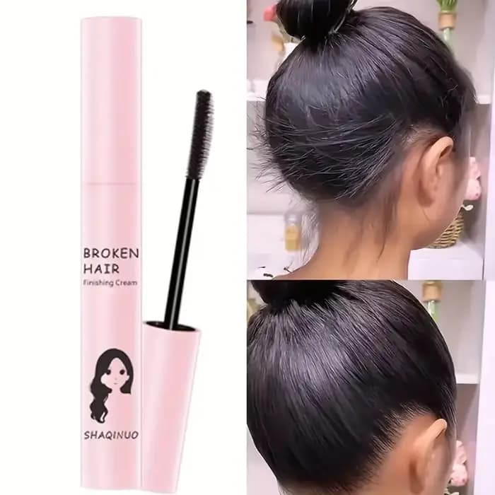 Bâton de finition pour cheveux cassés, cire coiffante, facile à appliquer, contrôle des frisottis et