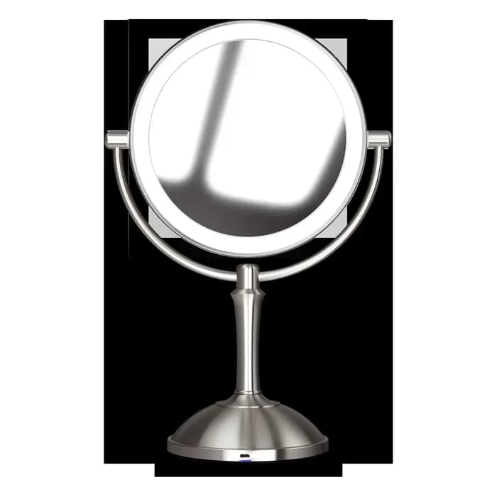 Miroir de maquillage TUSHENGTU avec éclairage, grossissement 10x, double miroir pour le maquillage, 