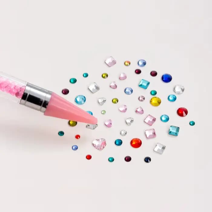 Stylo à points pour cueilleur de strass, 1 pièce, crayon de cire à double extrémité pour pointe de s
