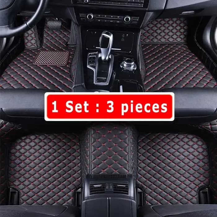 Tapis de sol pour Audi Q7 2015 2014 2013 2012 2011 2010 2009 2008 2007 2006 (7 places) - Accessoires