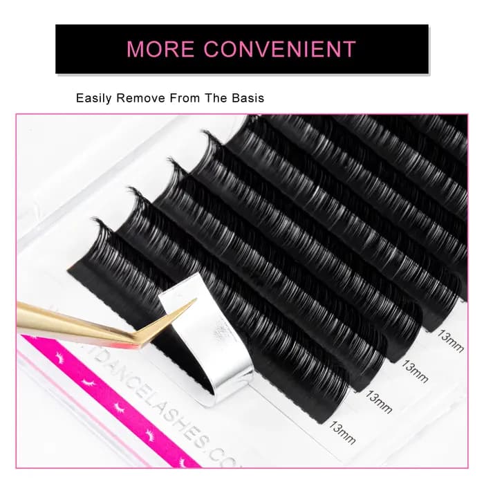 TDANCE Faux vison cils individuels maquiagem cilios pour professionnels extension de cils de vison d