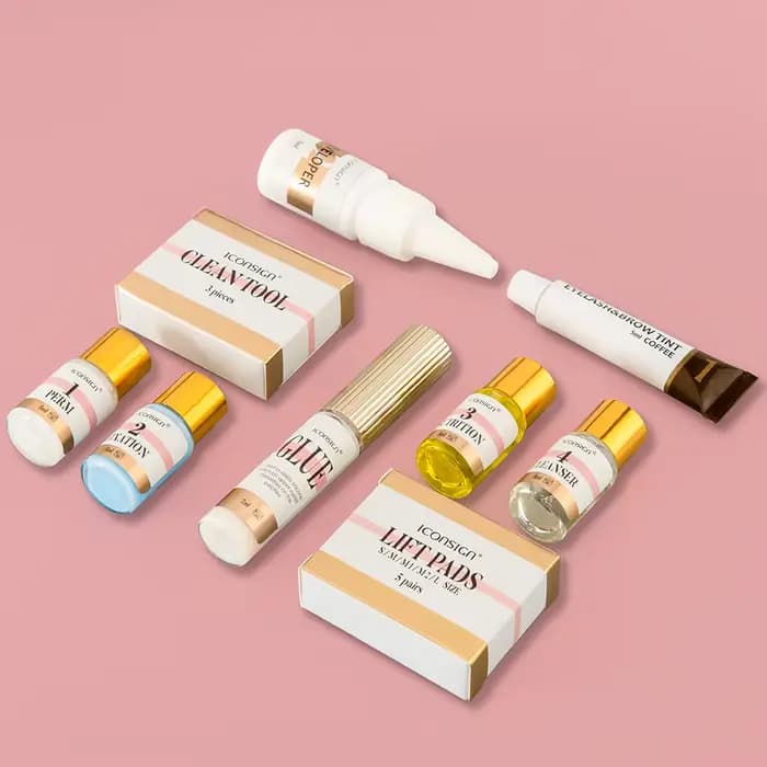 ICONSIGN-Kit professionnel de lifting et de teinte des cils, outils de maquillage pour les yeux, liv