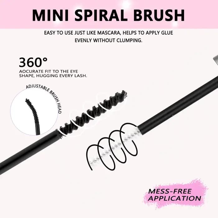 Colle à cils 2-en-1 pour extensions de cils DIY : Adhésion et scellage longue durée, tenue forte, ré