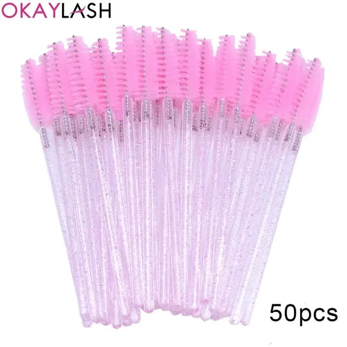 100 pièces pour Extension de cils maquillage brosses à cils jetables Spoolies Micro cils Mascara bag