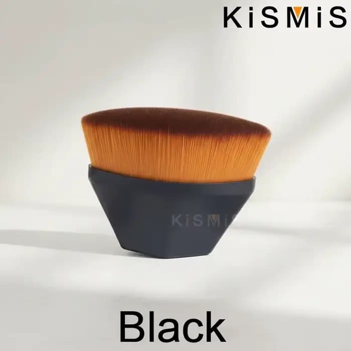 Pinceau Kabuki plat haute densité pour une application impeccable de poudre, liquide et crème, et un