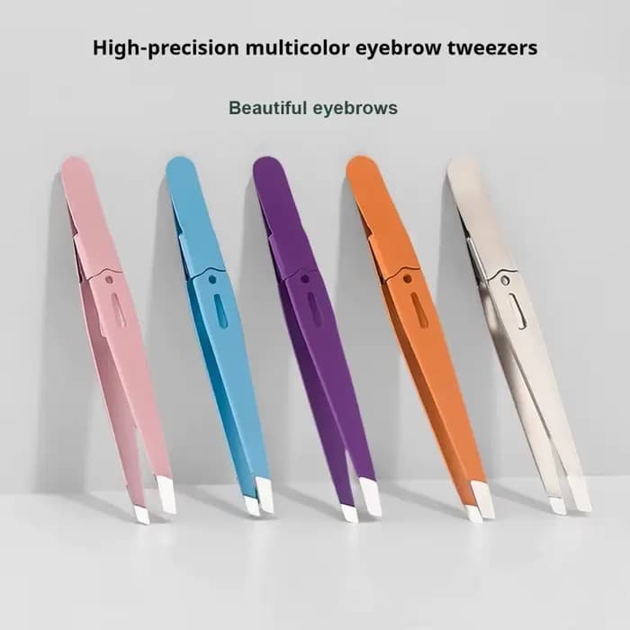 Pince à épiler Expert pour épilation des sourcils, pince à épiler en acier inoxydable à pointe incli