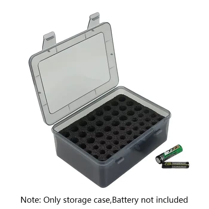 Le support organisateur de stockage de piles peut contenir 54 piles AA AAA, boîtier de batterie, con