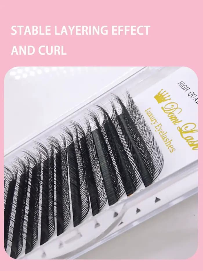 5D faux cils sauvages Extensions de cils de vison multicouche LB LC LJ Curl cils de haute qualité pr