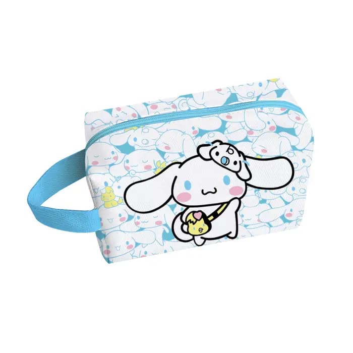 Sac à cosmétiques Sanrio Kuromi Cinnamoroll My Melody, trousse à crayons, porte-monnaie, sacs à maqu