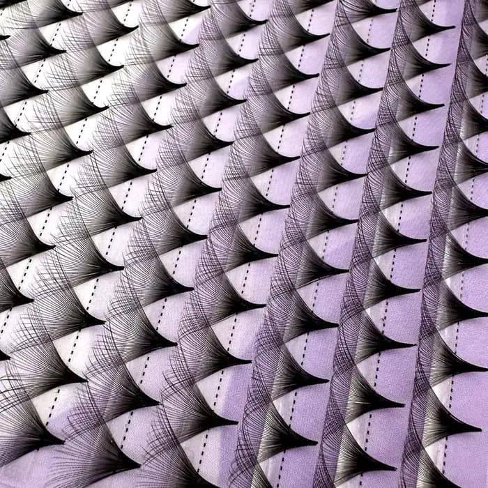 30/40D ventilateurs préfabriqués 0.05 Super moelleux gros ventilateurs Extensions de cils Base mince