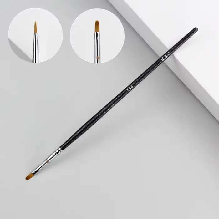 1pc précision Eyeliner biseauté correcteur pinceaux de maquillage conique paupière maquillage brosse