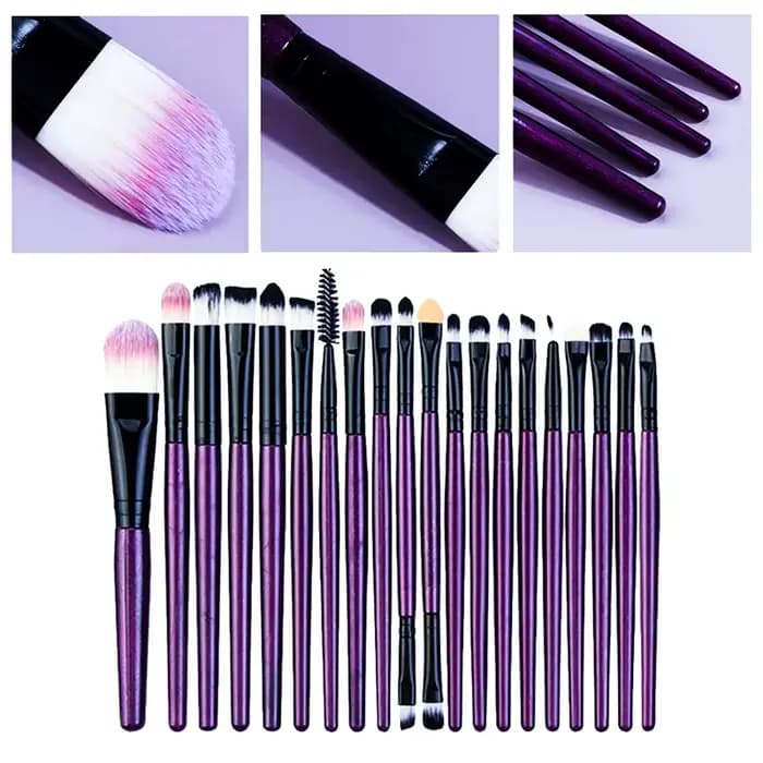 Ensemble de pinceaux de maquillage, 20 pièces, pour Eyeliner, mélange de pinceaux de maquillage pour