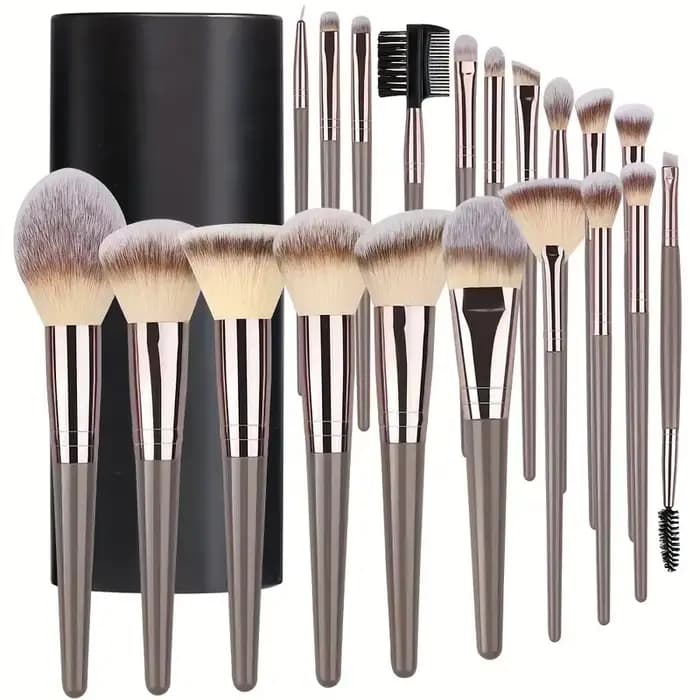 Ensemble de pinceaux de maquillage pour femme, fond de teint, fard à barrage, surligneur, doux, moel