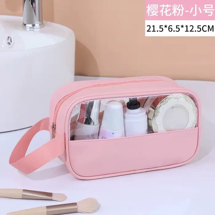 Sac à cosmétiques de voyage Portable pour femmes, trousse de maquillage transparente, sacs de lavage