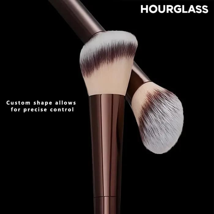 HOURGLASS-Pinceau à fard à joues liquide, brosse à contour angulaire, outils de beauté professionnel