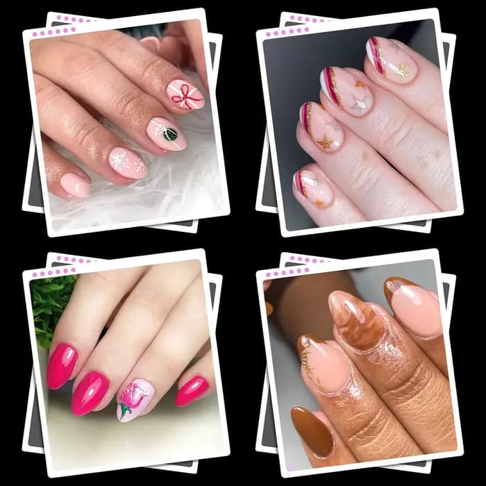 120PCS-Faux ongles courts semi-givrés en amande – parfaits pour la conception des ongles et les exte