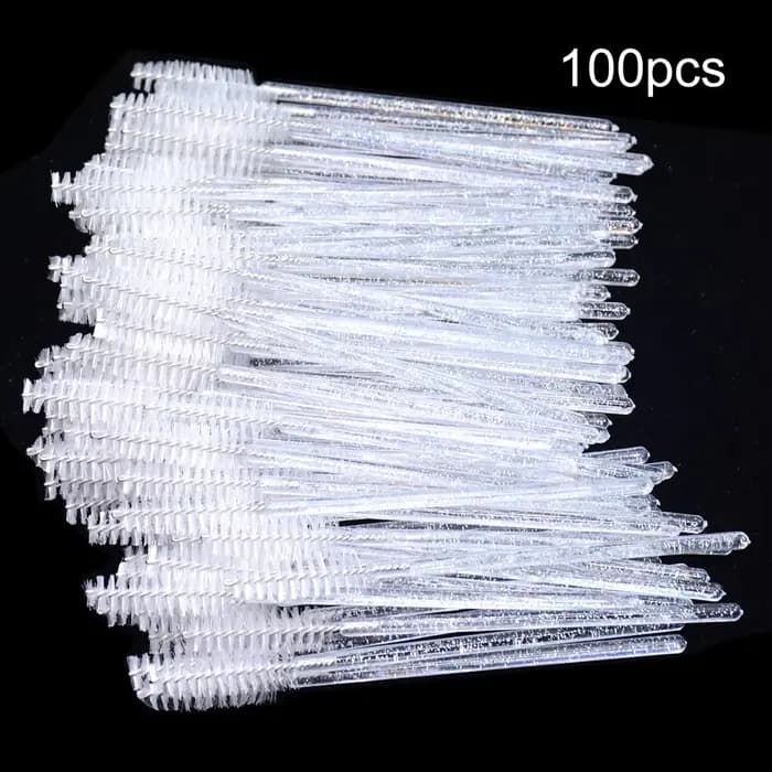 100 pièces pour Extension de cils maquillage brosses à cils jetables Spoolies Micro cils Mascara bag