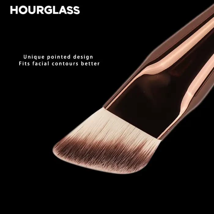 HOURGLASS pinceaux de fond de teint liquide coudés fond de teint crème brosse Blush brosse Base maqu
