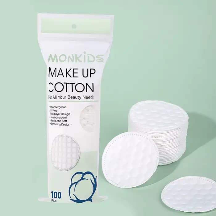 Sous-coton rond doux et respirant, texture double face, utilisé pour le nettoyage quotidien du visag