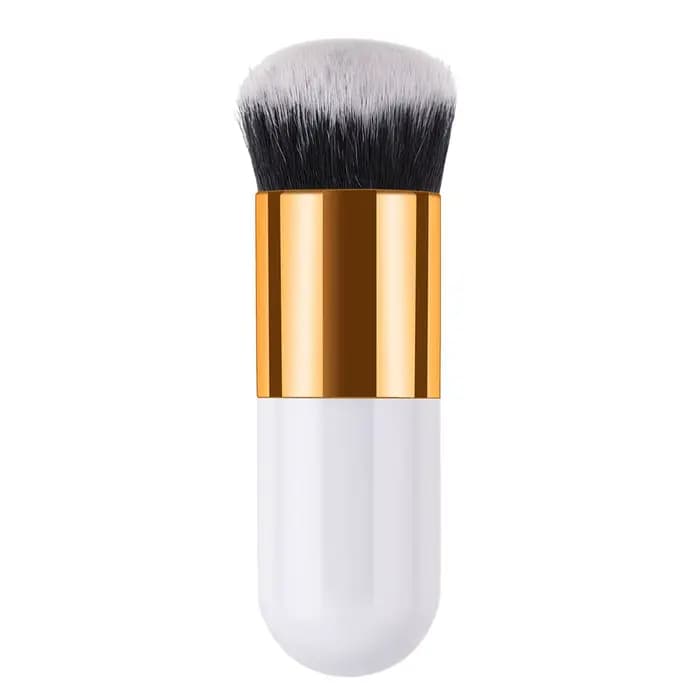 1 pinceau de maquillage pour fond de teint, grand et petit, applicateur de crème BB en forme de cham