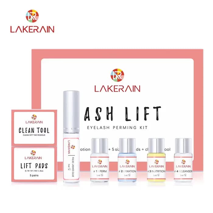 Kit de levage de cils semi-continu, rehausseur de cils, permanente, gratitude, fixation, colle, lase