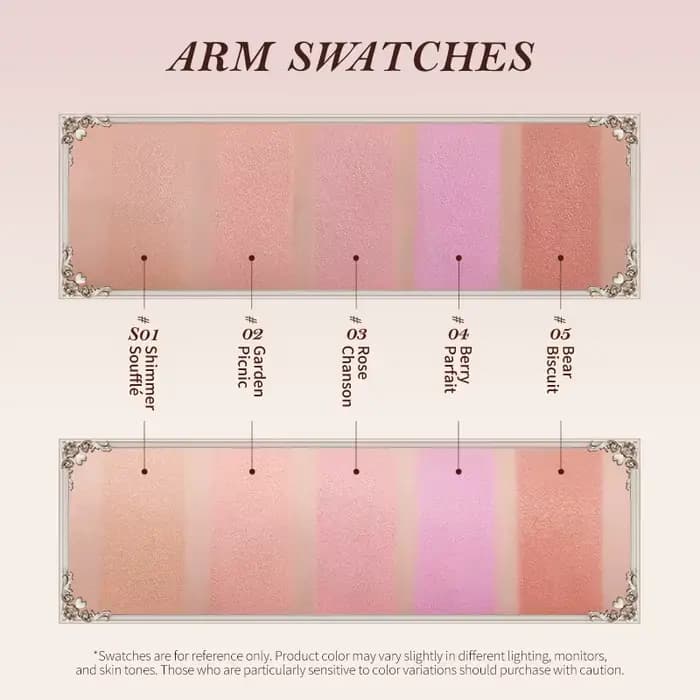[NOUVEAU]Flower Knows The Sweetie Bear Collection Blush en satin de soie