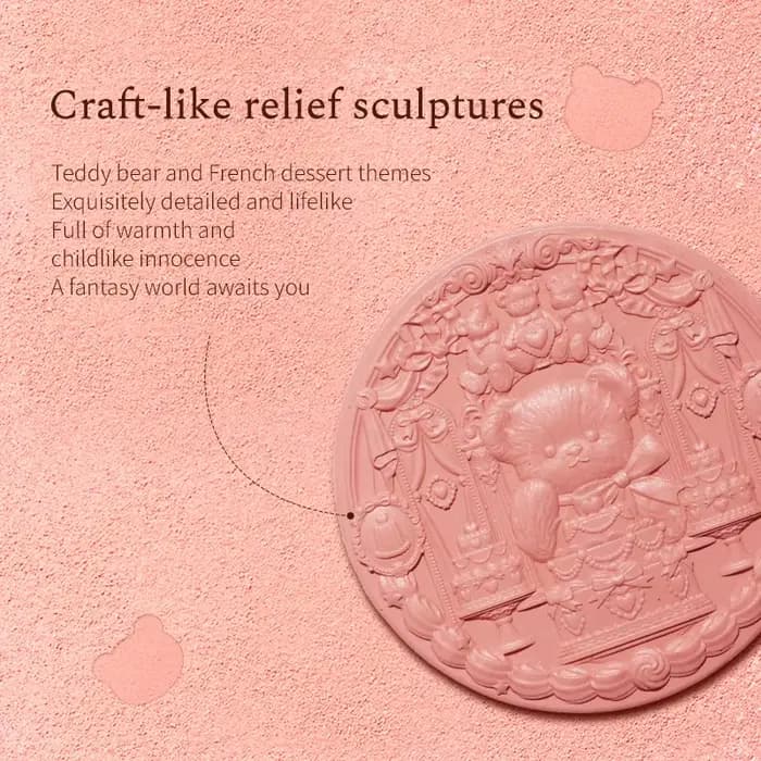 [NOUVEAU]Flower Knows The Sweetie Bear Collection Blush en satin de soie