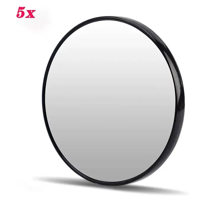 Miroir de maquillage grossissant 10x 14 Led, ventouse murale, écran tactile cosmétique, table de van