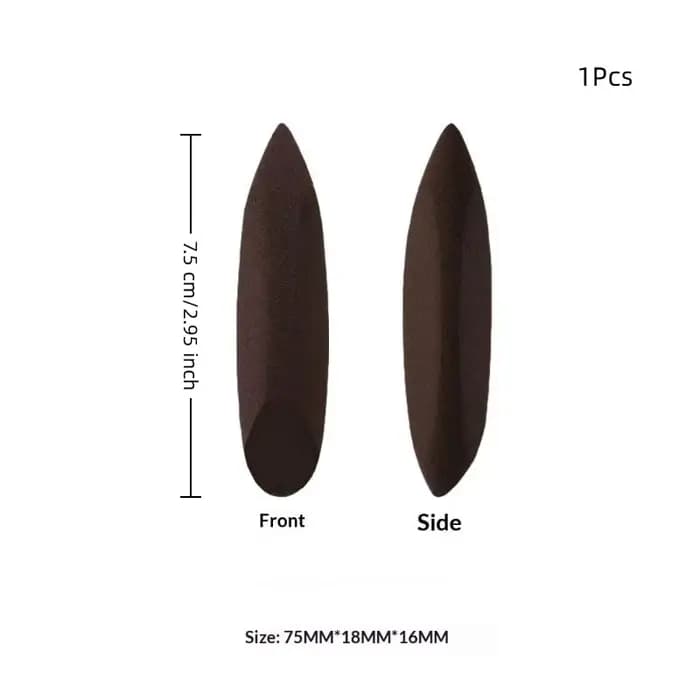 Éponge de Maquillage Façonnée, Outil Cosmétique Facial Doux, Applicateur Réutilisable pour Fond de T