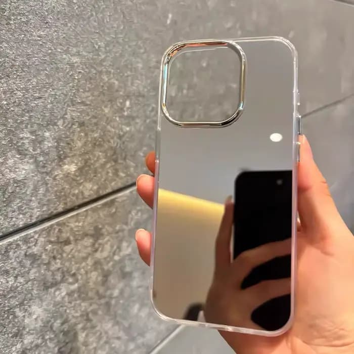 Coque de téléphone Ultra fine avec miroir plaqué, étui rigide en acrylique résistant aux chocs pour 