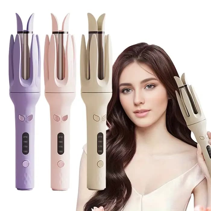 Bigoudi automatique 28mm Ions négatifs électrique céramique friser bâton de cheveux rotatif Curl vag