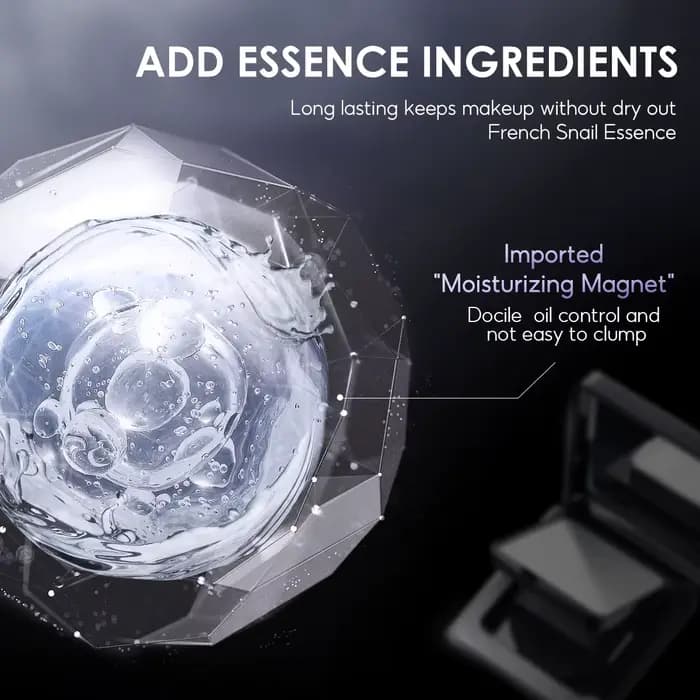 CARSLAN rester mat visage pressé poudre compacte 24H longue durée contrôle de l'huile translucide po