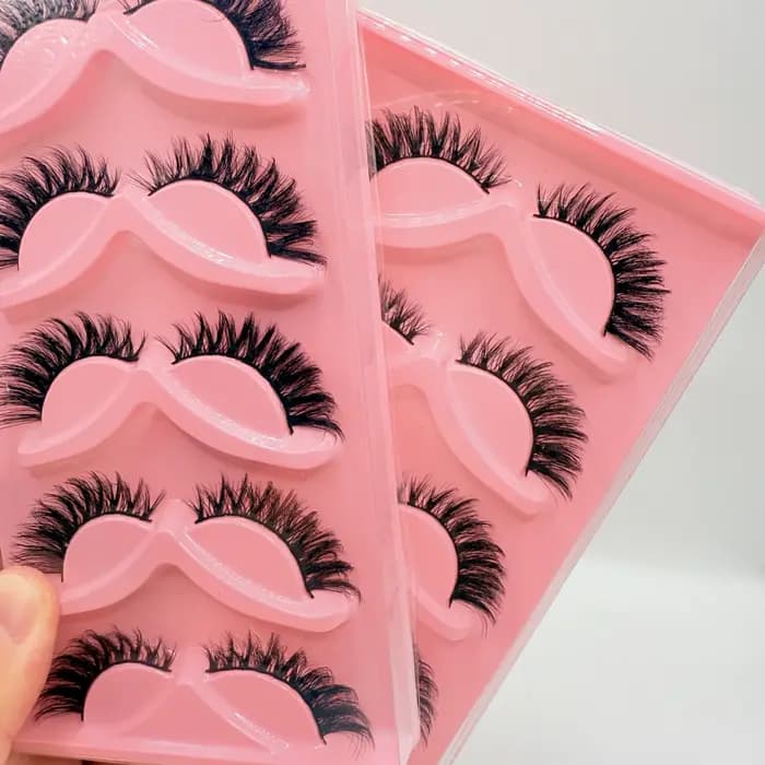 Cils de chat effet volume spectaculaire, 5 paires, faux cils en bande, vente chaude