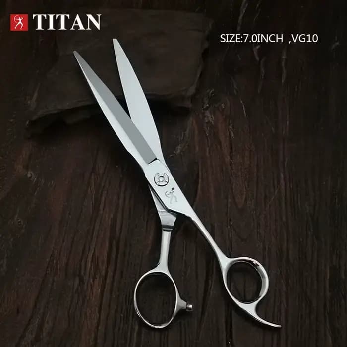 TITANCiseaux de coiffure professionnels, ciseaux de coupe de 7 pouces, outil de barbier de salon en 